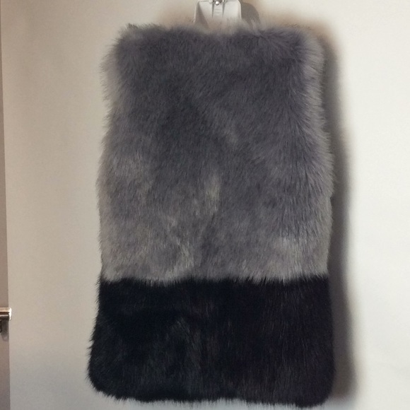 JP Fushi faux fur vest multi color size M - Picture 4 of 6